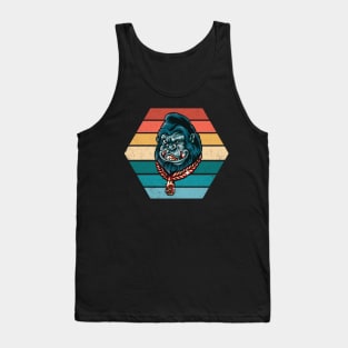 Vintage Retro Sunset Art Of Zoo Tank Top